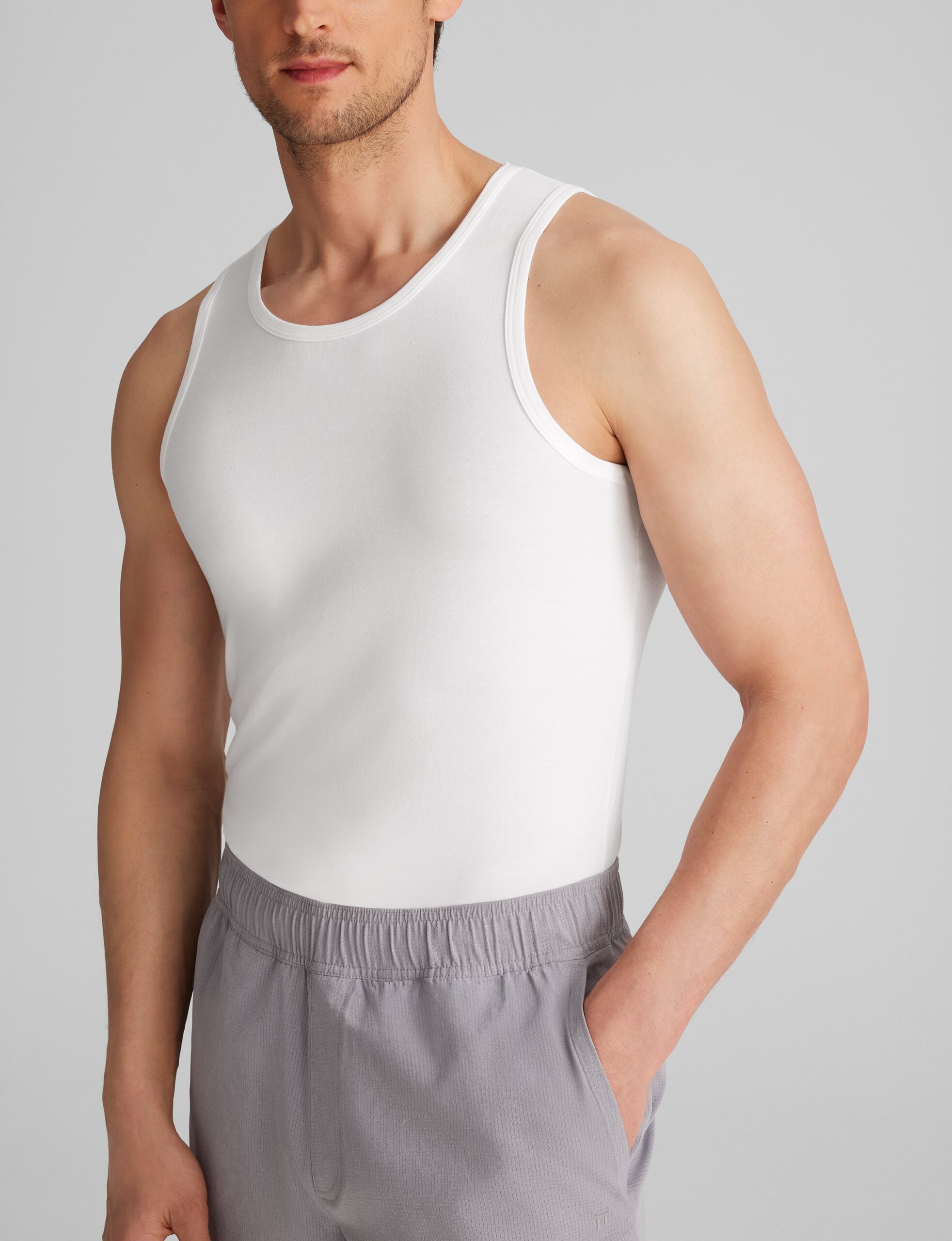 Cool Cotton Tank Stay-Tucked Undershirt (6-Pack) - Image 5