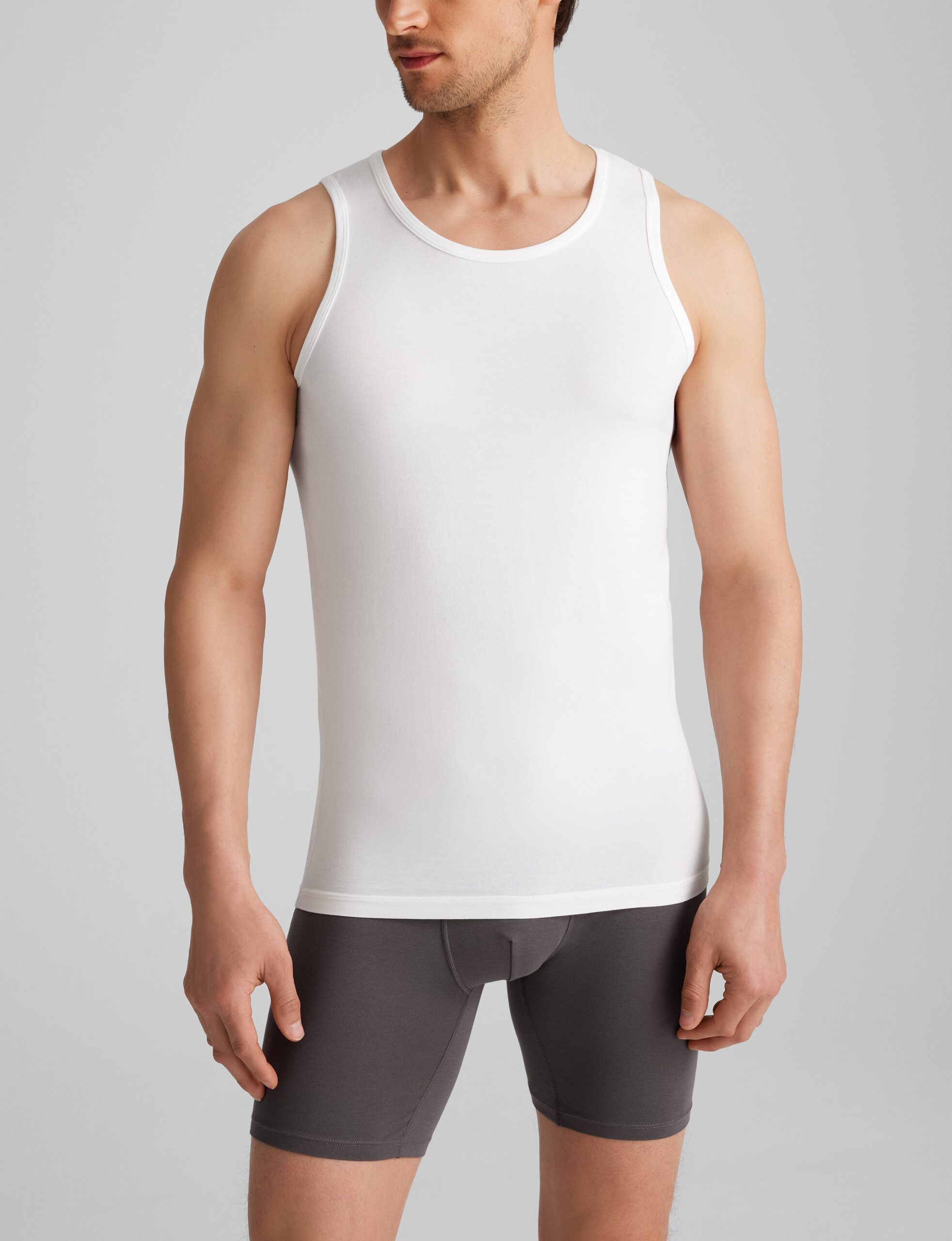 Cool Cotton Tank Stay-Tucked Undershirt - Image 2