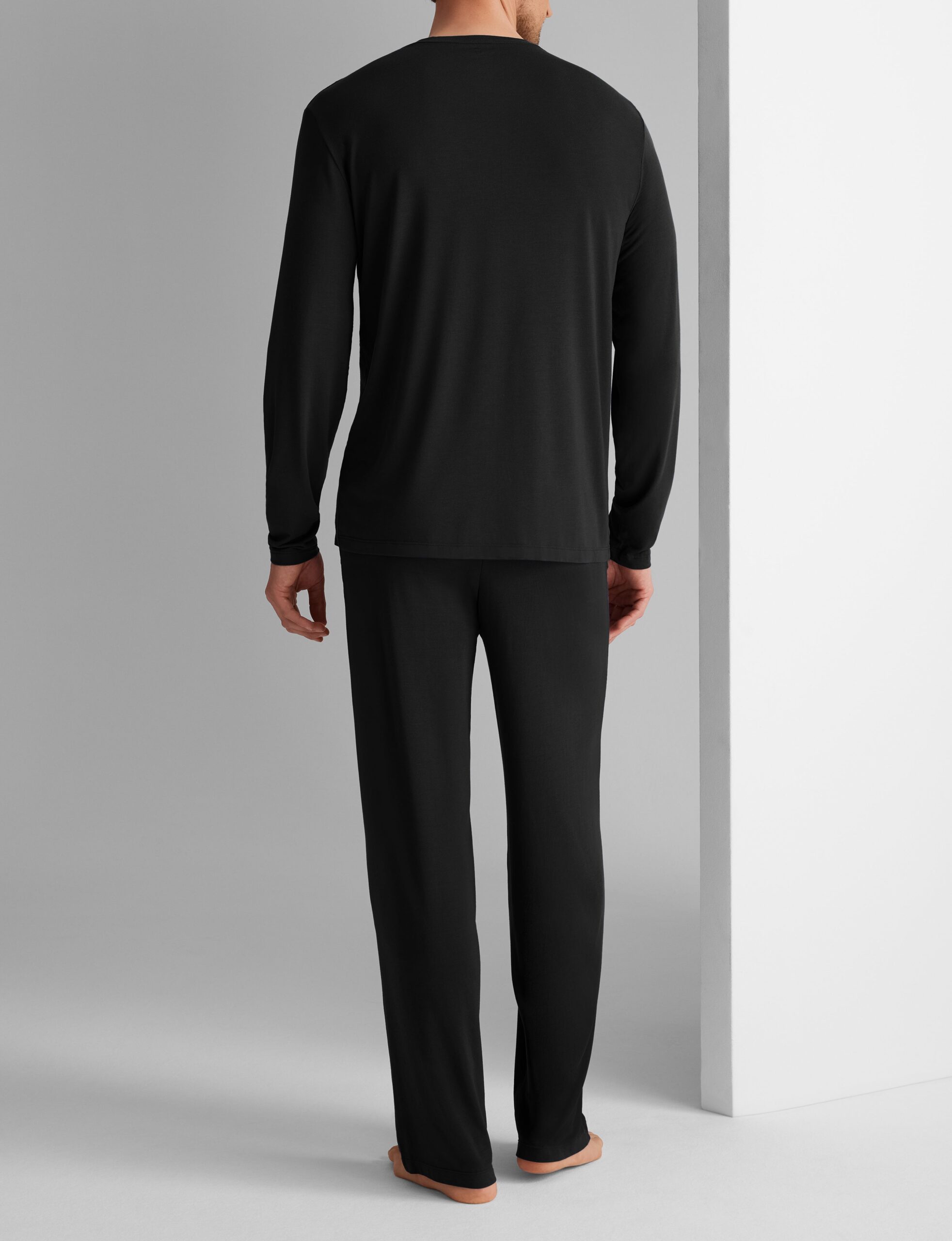 Second Skin Long Sleeve Sleep Tee & Pant Set - Image 3