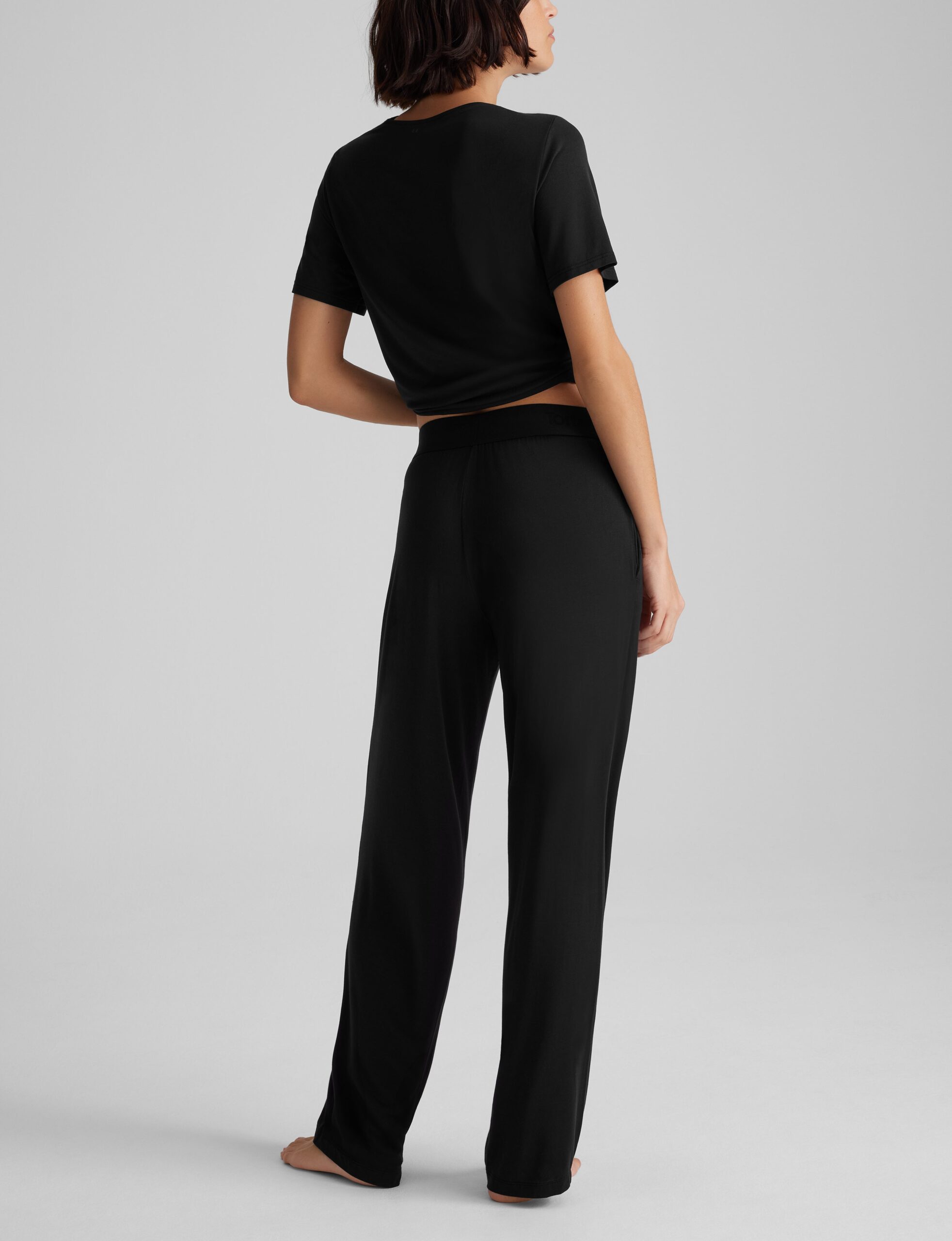 Women's Second Skin Sleep Pocket Tee & Pant Set - Image 3