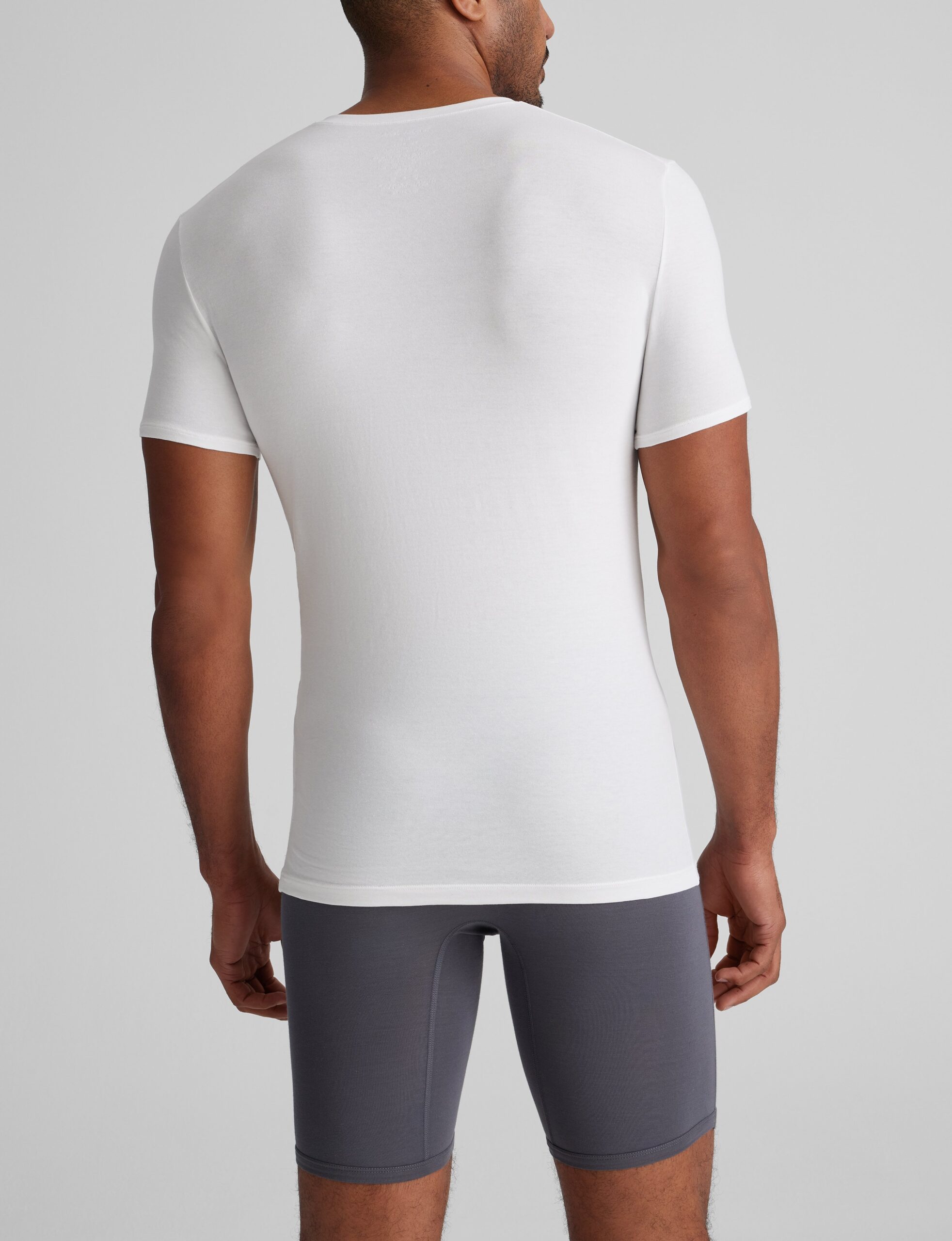 Cool Cotton High V-Neck Stay-Tucked Undershirt (6-Pack) - Image 4