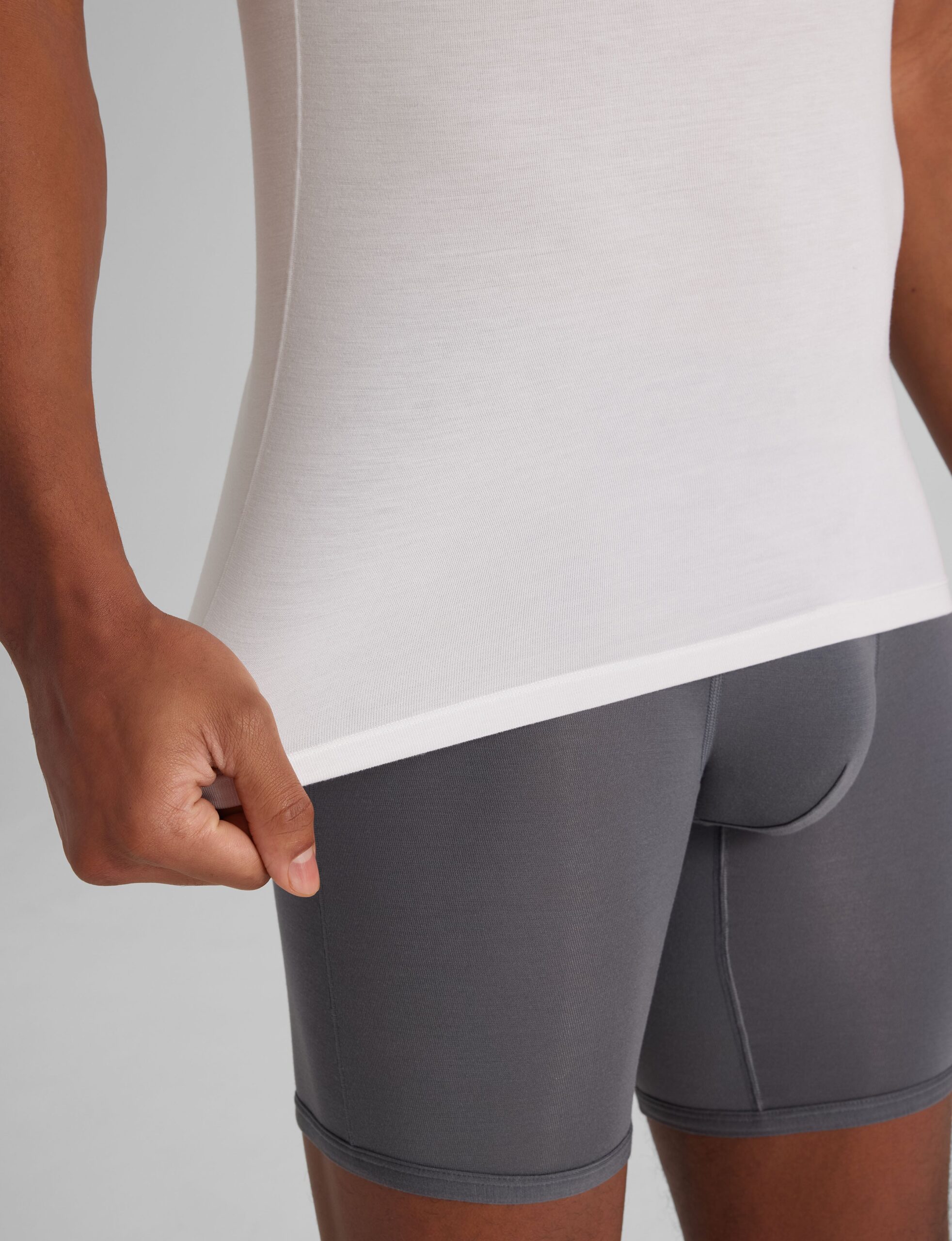 Second Skin Crew Neck Stay-Tucked Undershirt (6-Pack) - Image 5