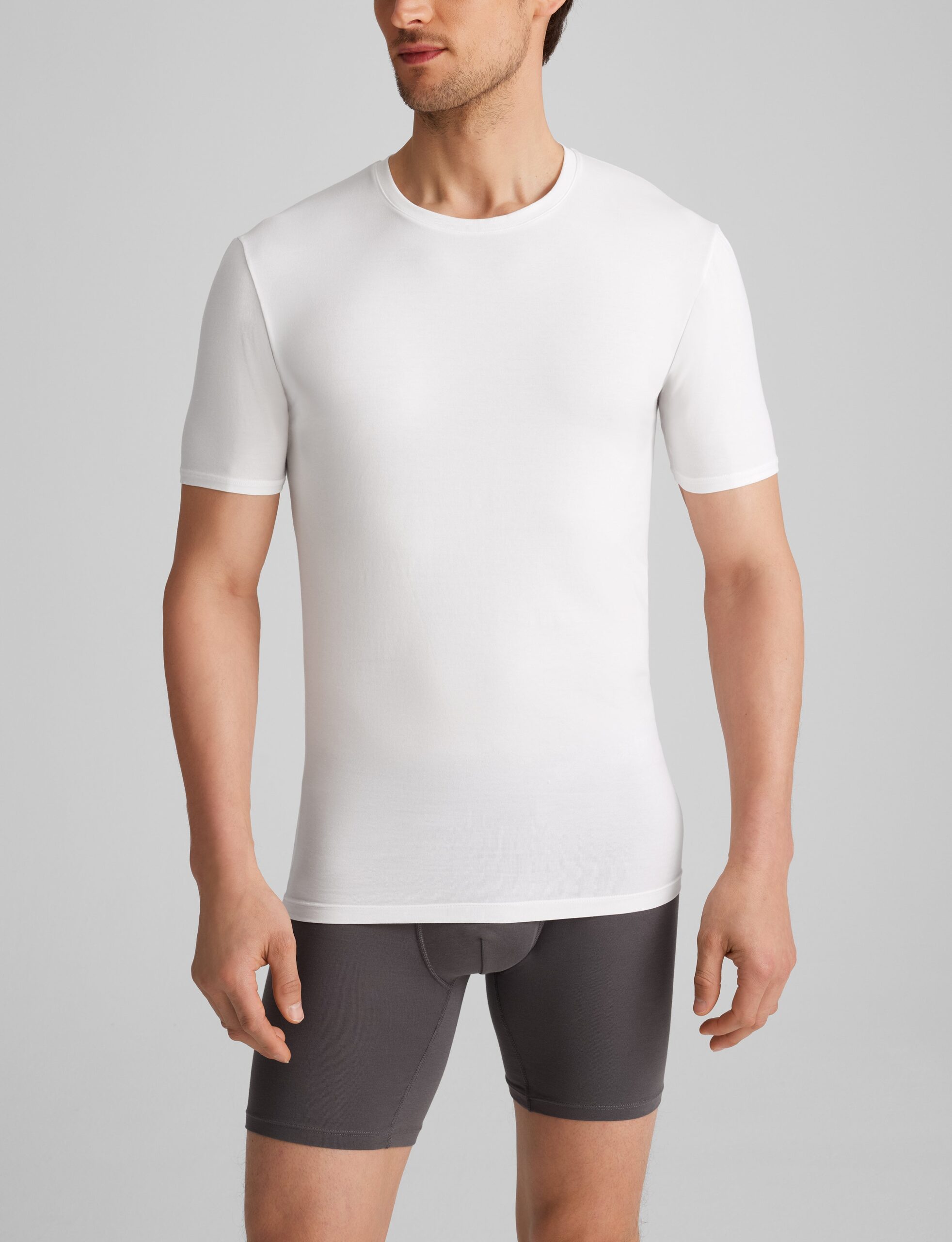 Cool Cotton Crew Neck Stay-Tucked Undershirt (3-Pack) - Image 2
