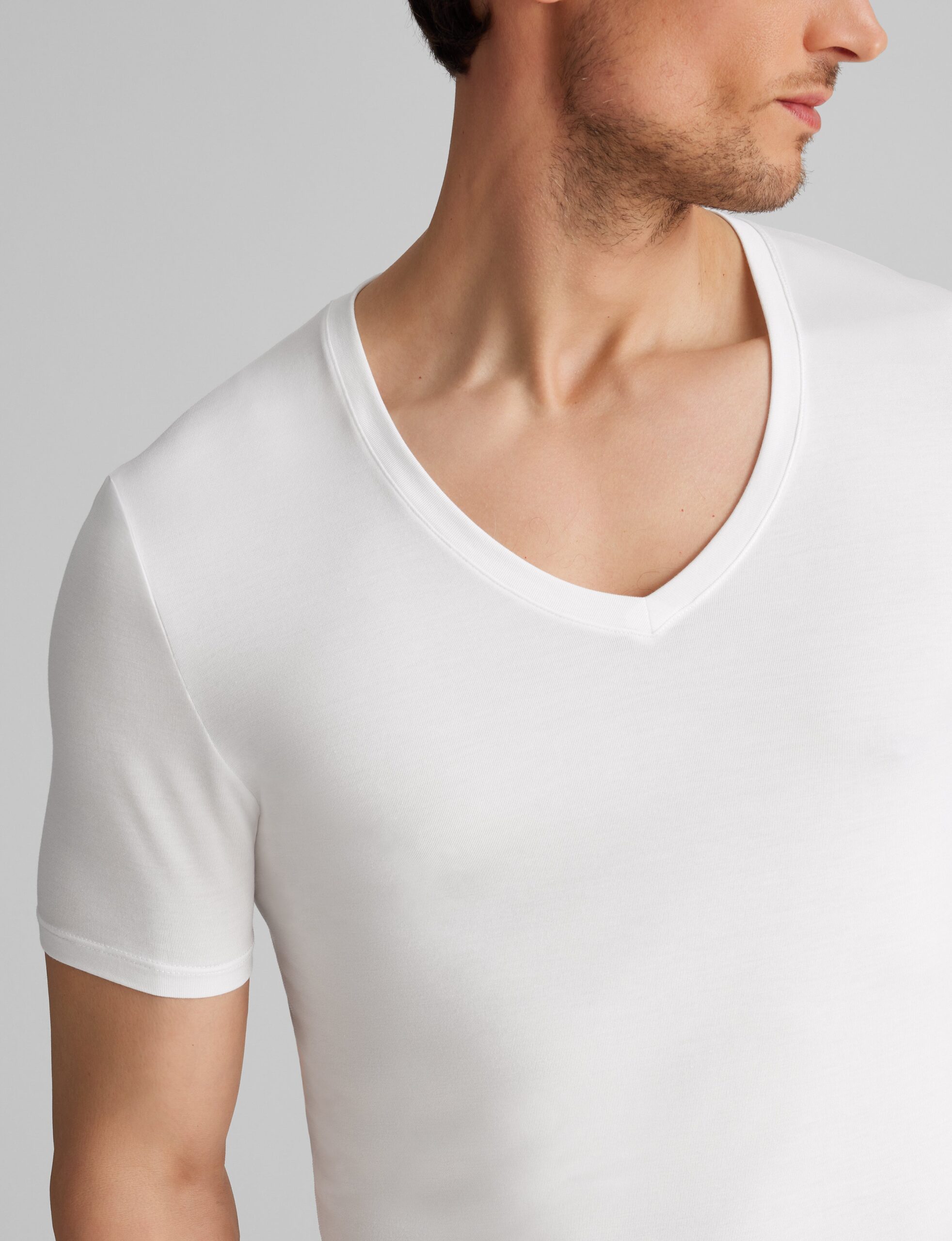Second Skin Deep V-Neck Stay-Tucked Undershirt (3-Pack) - Image 5