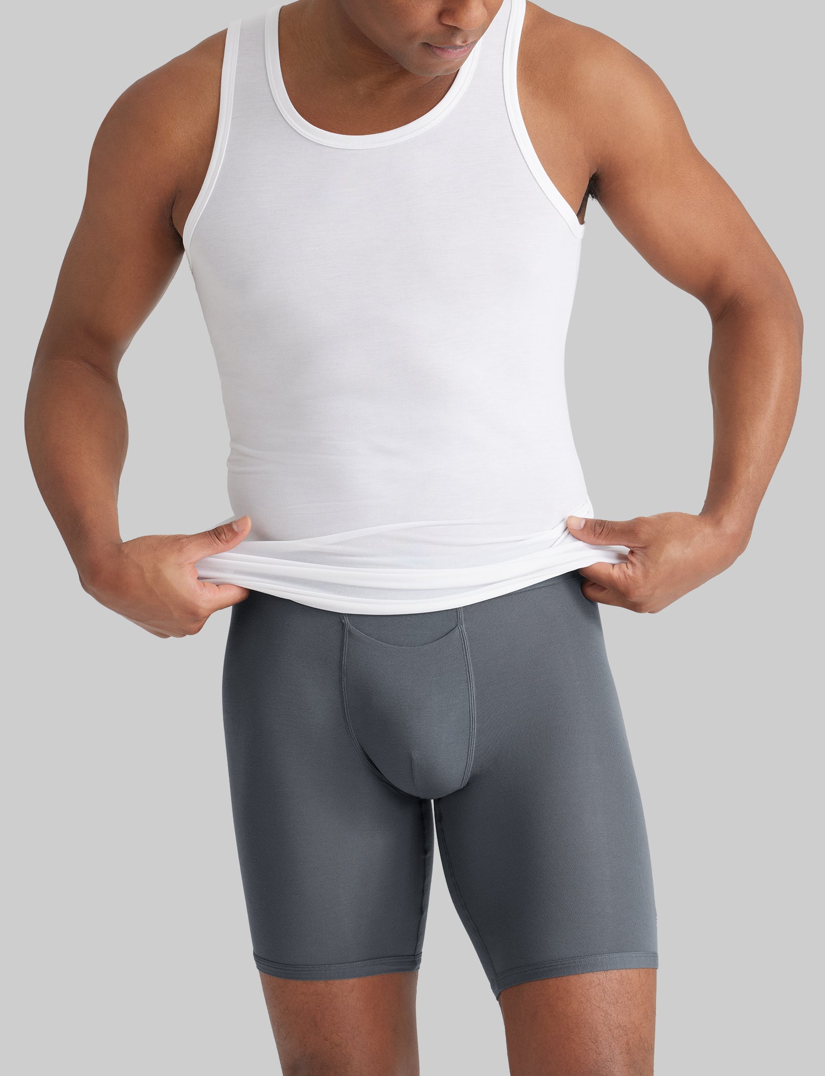 Second Skin Tank Stay-Tucked Undershirt (6-Pack) - Image 4
