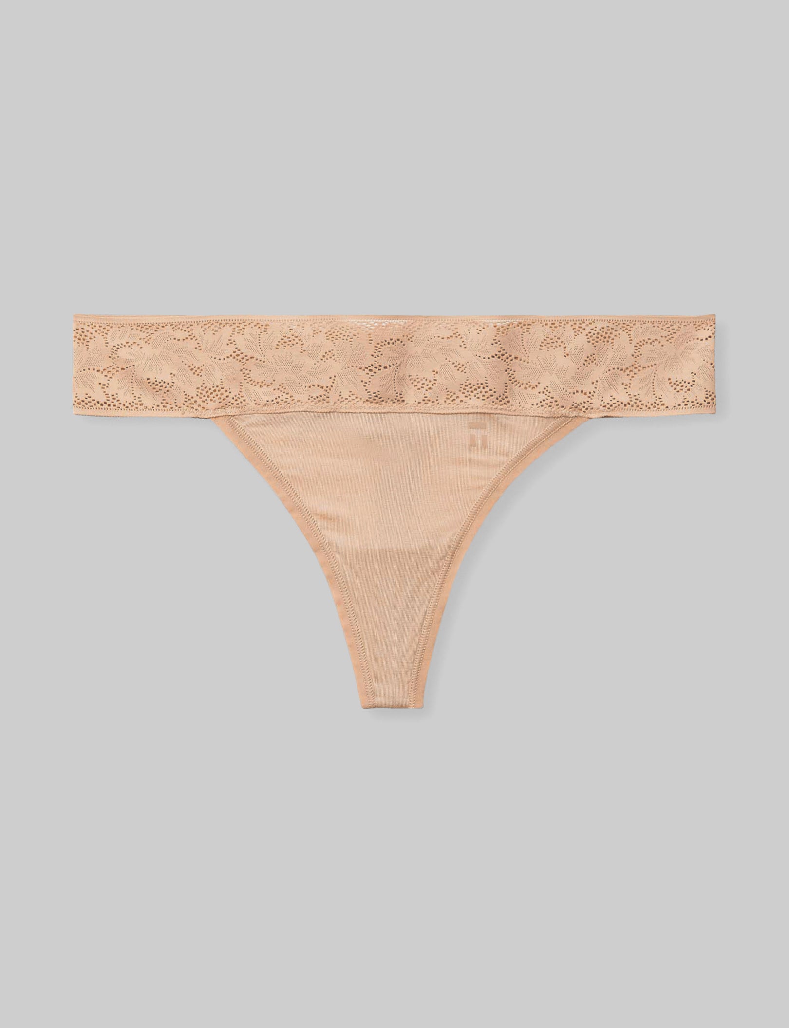 Women's Second Skin Thong, Lace Waist - Image 5