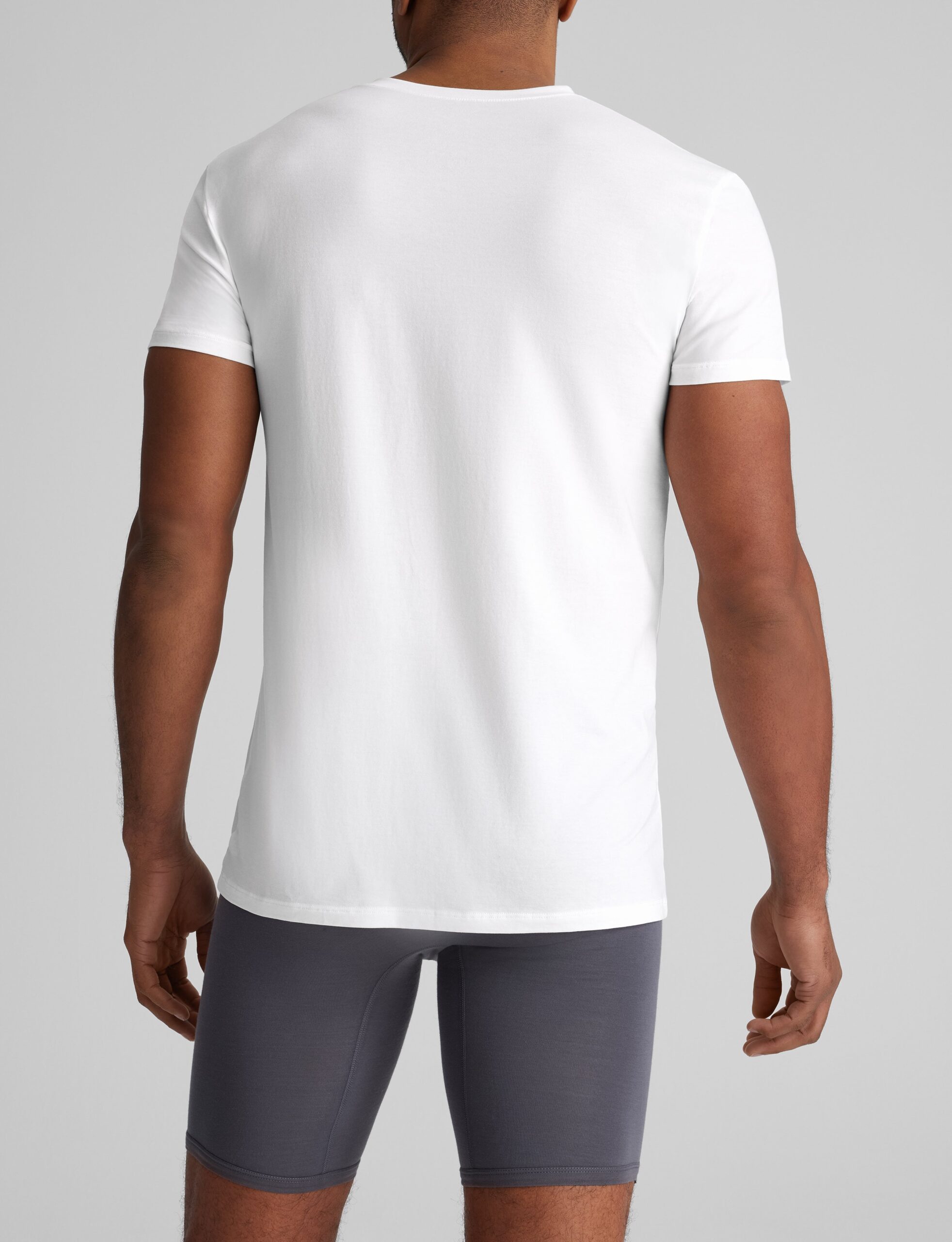 Cool Cotton High V-Neck Modern Fit Undershirt (3-Pack) - Image 4