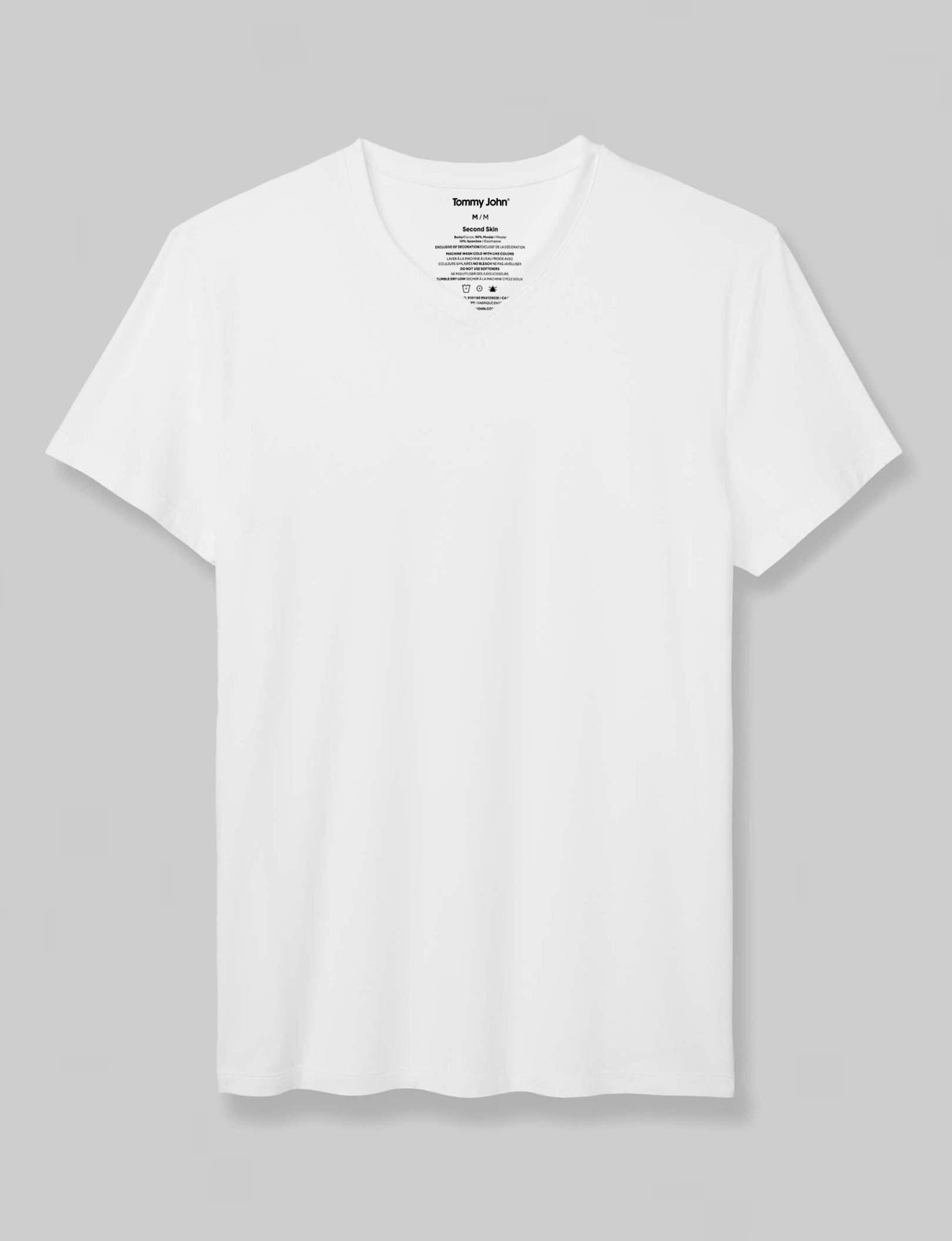 Second Skin High V-Neck Modern Fit Undershirt - Image 5