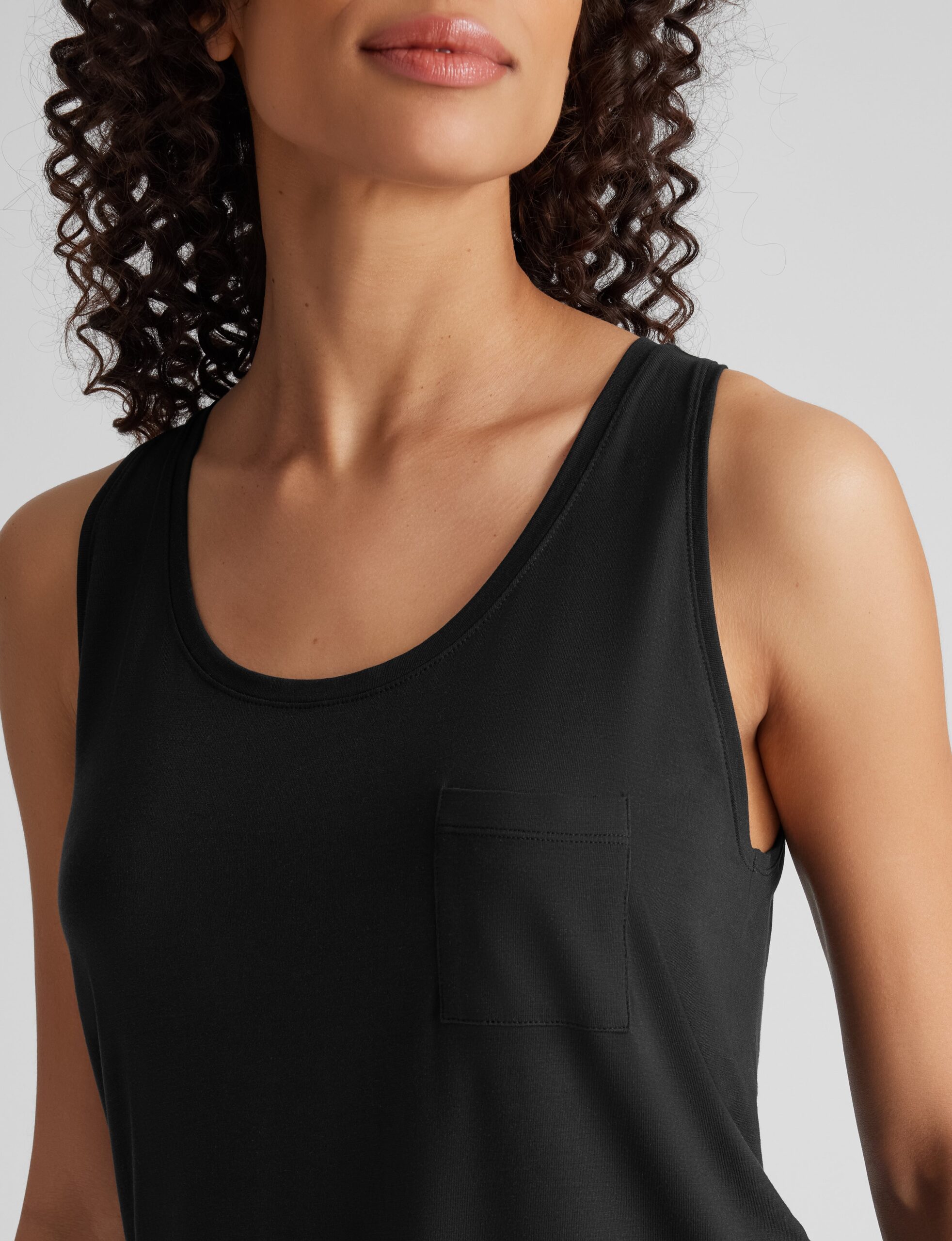 Women's Second Skin Sleep Pocket Tank & Short Set - Image 4