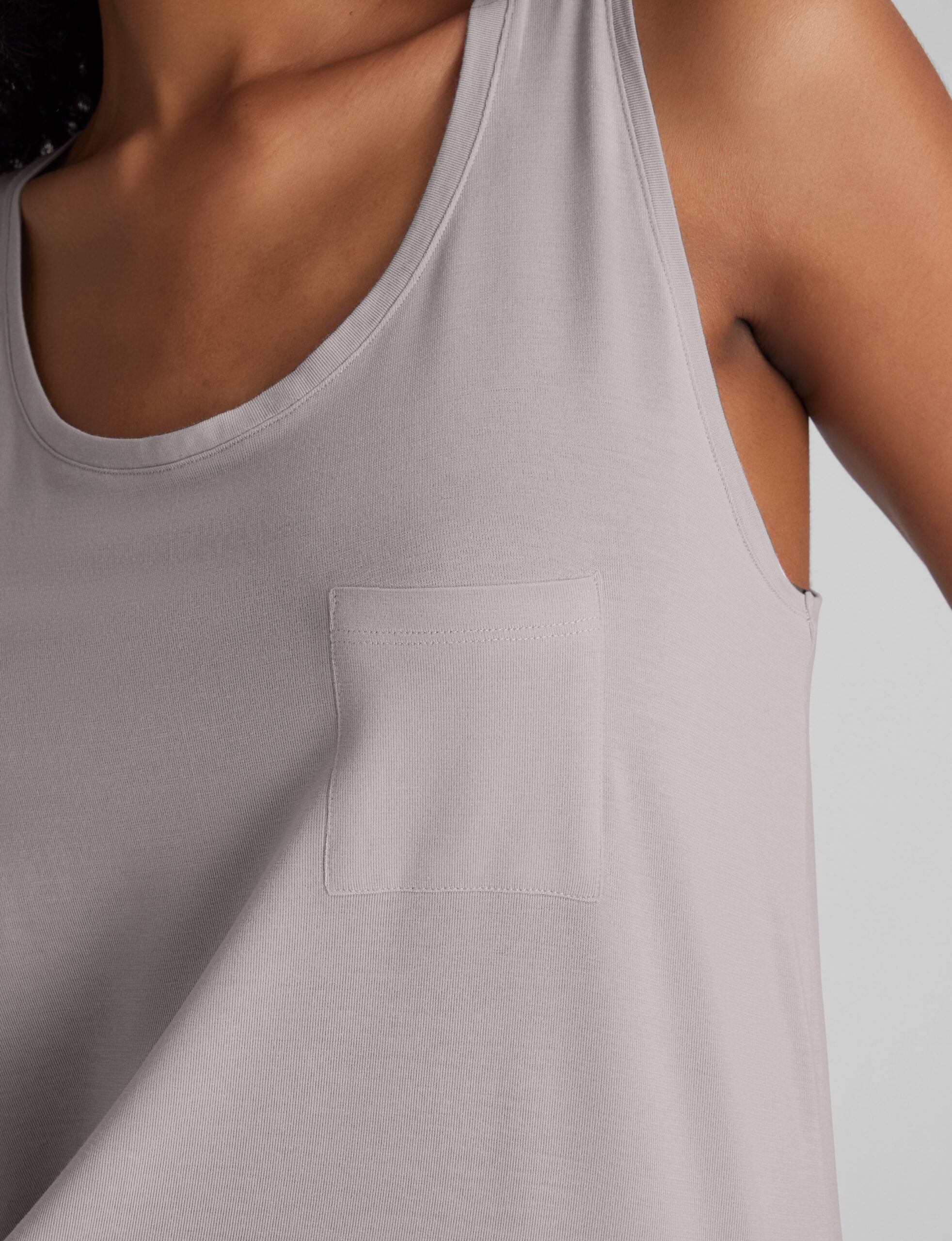 Women's Second Skin Sleep Pocket Tank - Image 4