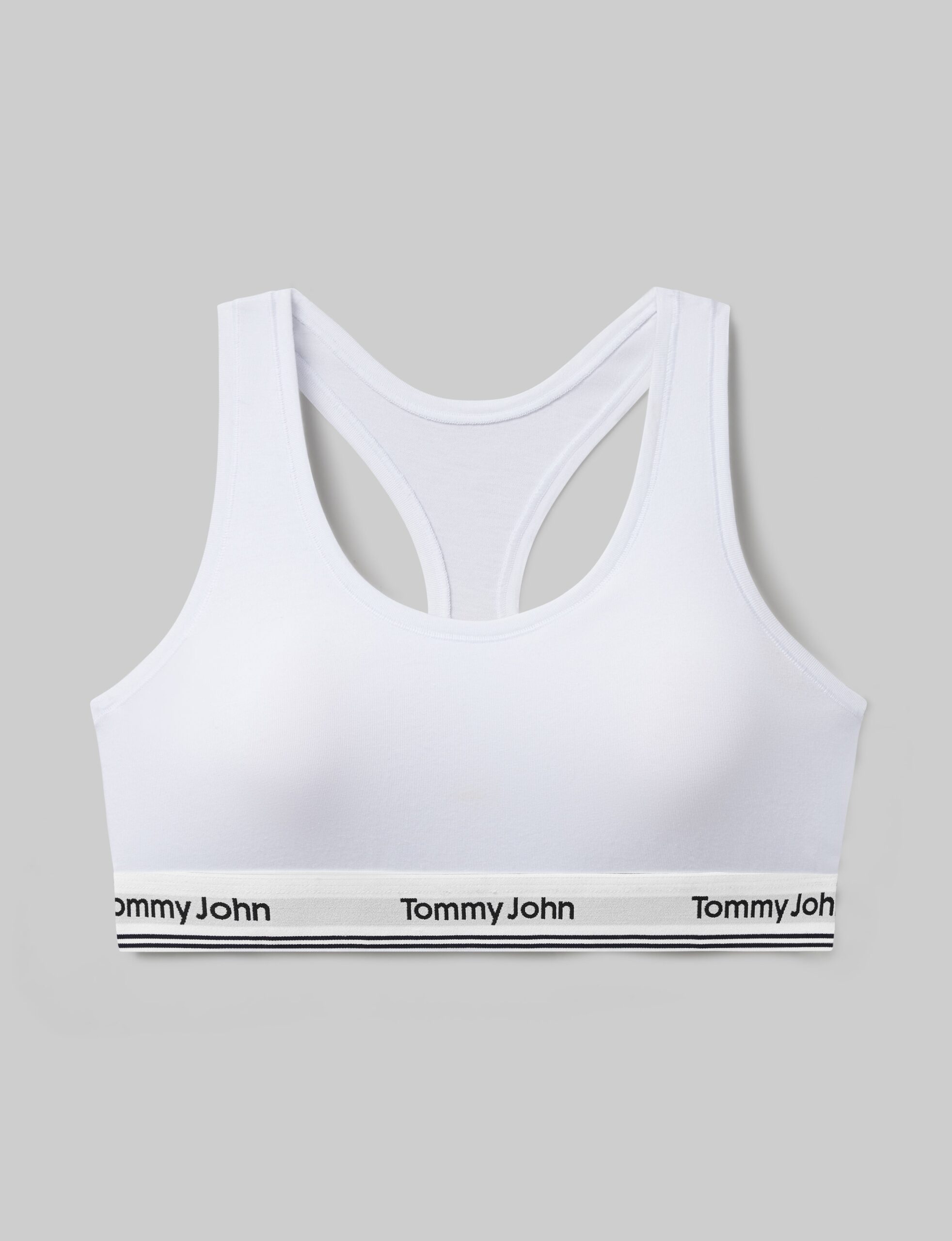 Signature Cotton Scoop Bralette