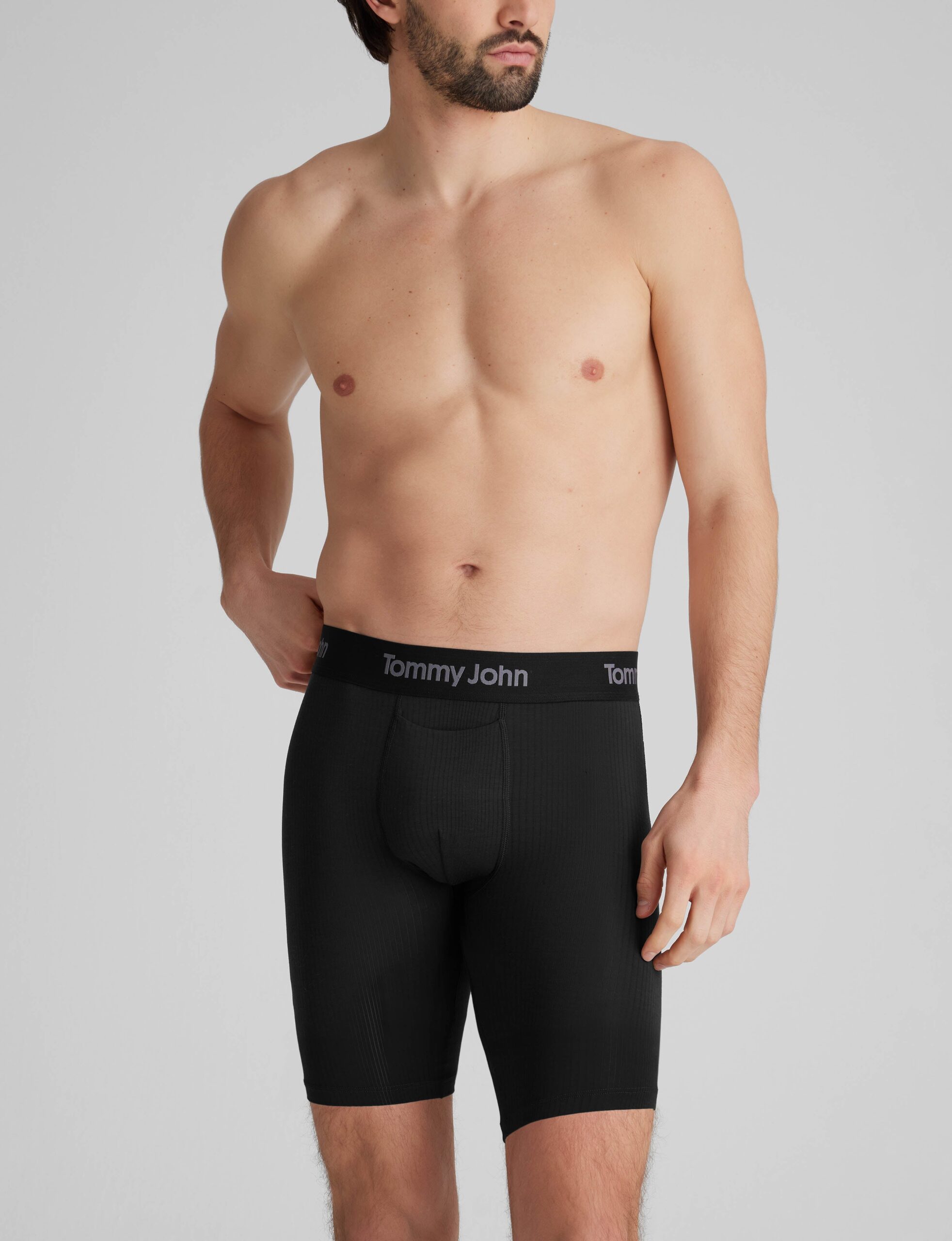 Second Skin Luxe Rib Boxer Brief 8" (3-Pack) - Image 3