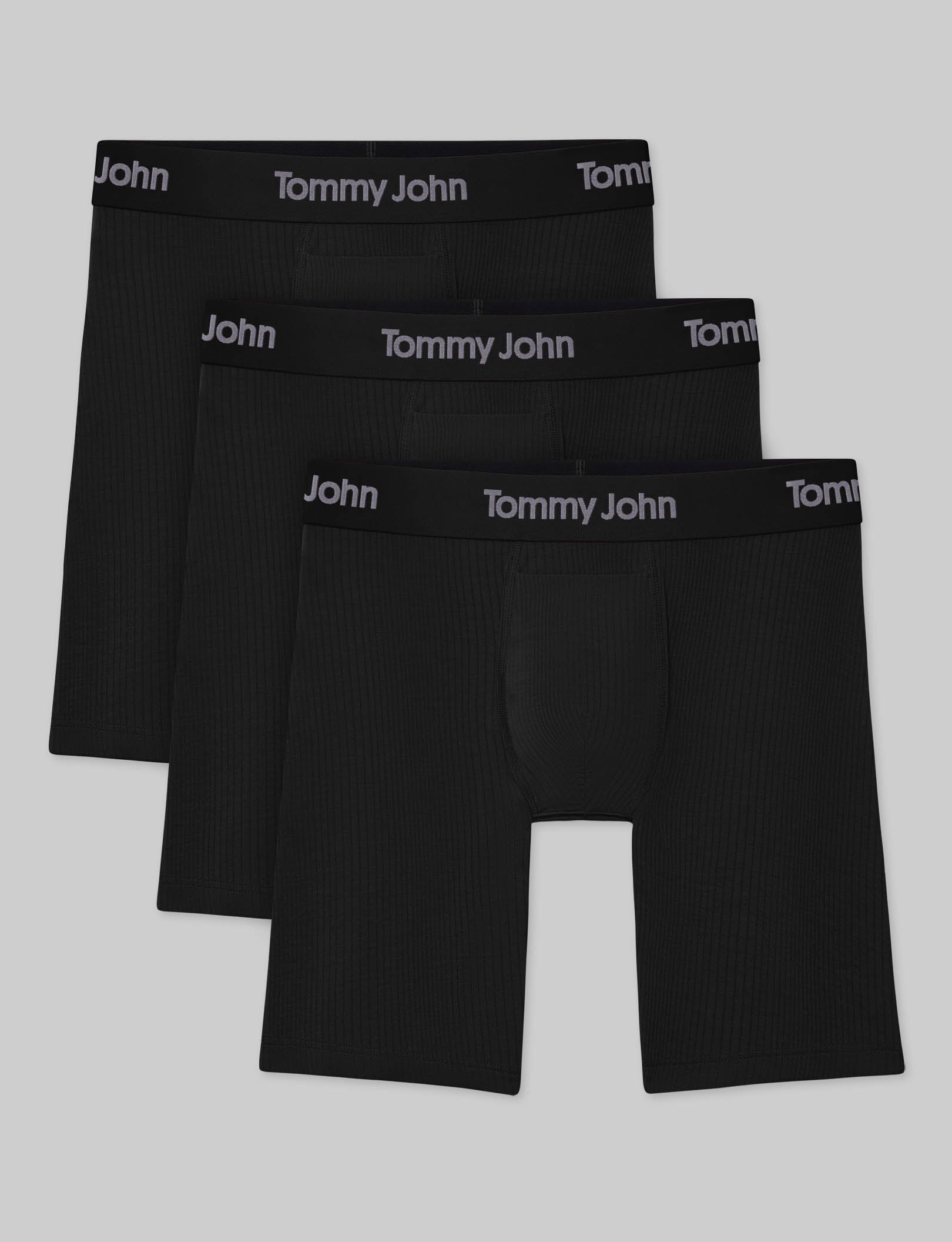 Second Skin Luxe Rib Boxer Brief 8" (3-Pack) - Image 2