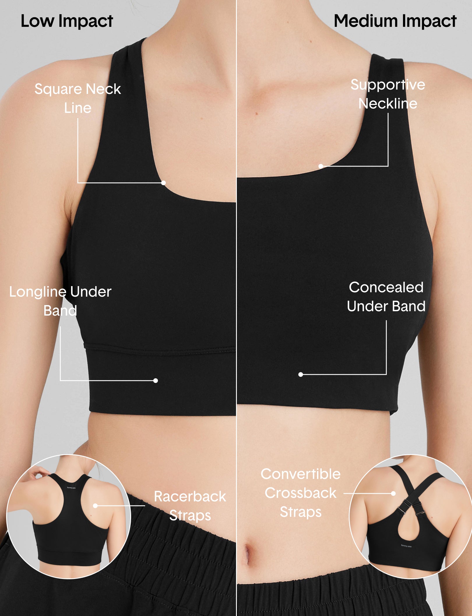 Medium Impact Adjustable Sports Bra - Image 5